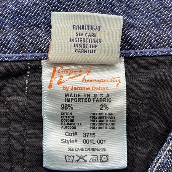 Citizens Of Humanity Kelly #001 Stretch Low Waist Bootcut Size 31 - Picture 12 of 16